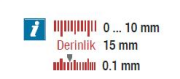 DW Measuring DW4KKCTS Kalınlık Komparatörü Cep Tipi
