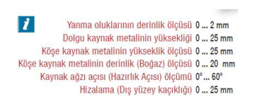 DW Measuring DW7GK01 Çok Amaçlı Kaynakçı Kumpası