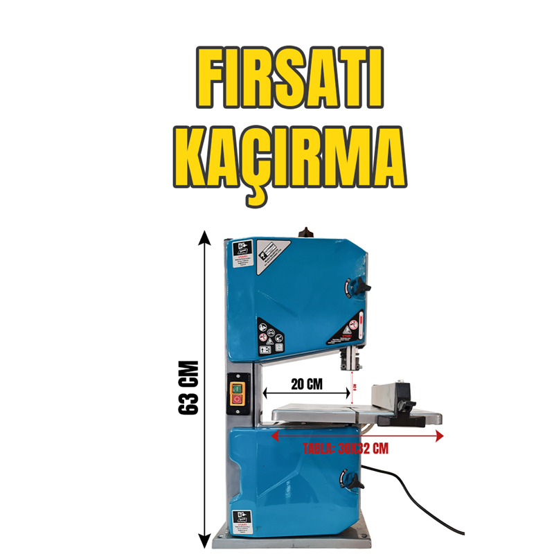 Catpower CAT2705 Şerit Testere 250W (Kampanyalı)