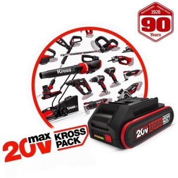 Kress KAB24 20Volt 6.0Ah Li-ion Kross Pack Profesyonel Yedek Akü