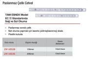 Werka Tam Esnek Paslanmaz Çelik Cetvel (Ölçü Seçeneklerine Bakınız)