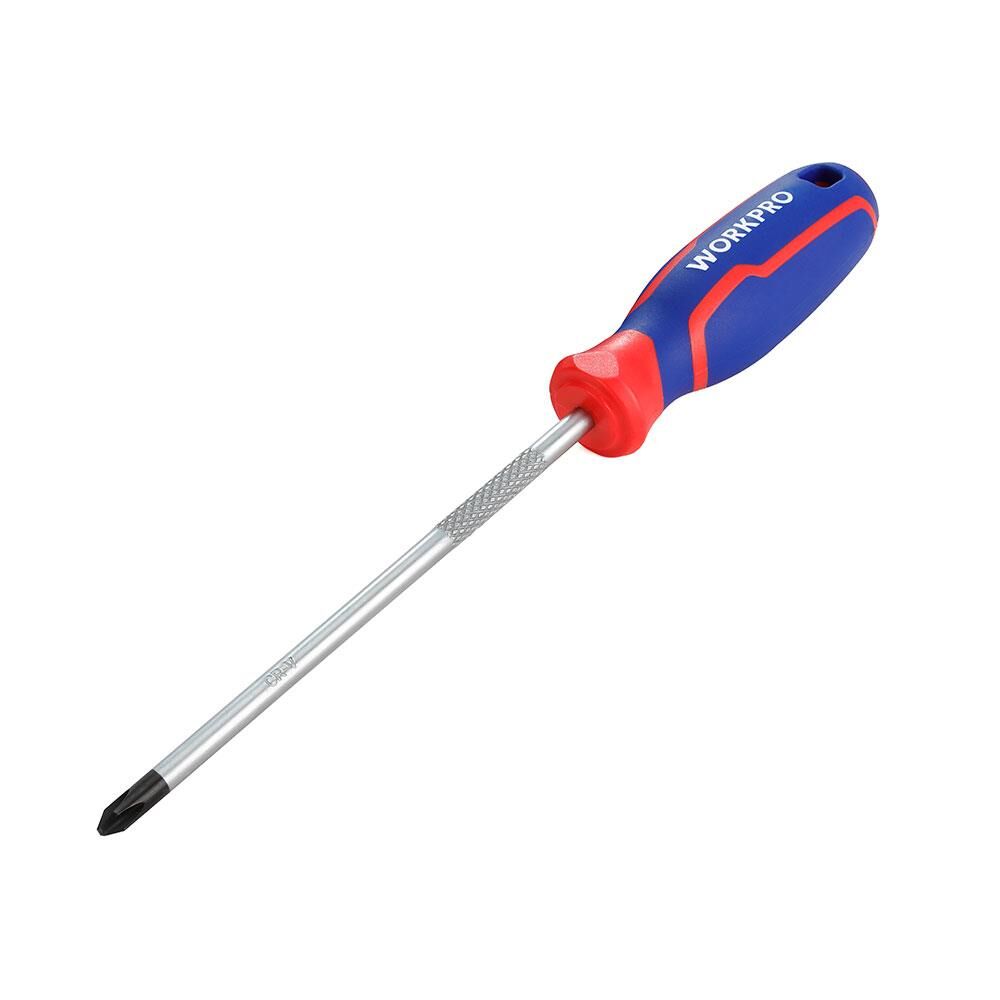 WORKPRO WP200503 2 Parça Profesyonel CR-V Manyetik Tornavida Seti