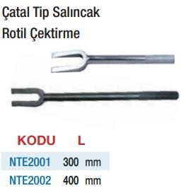 NT Tools Çatal Tip Salıncak Rotil Çektirmeler  (Ölçü Seçeneklerine Bakınız) 300mm