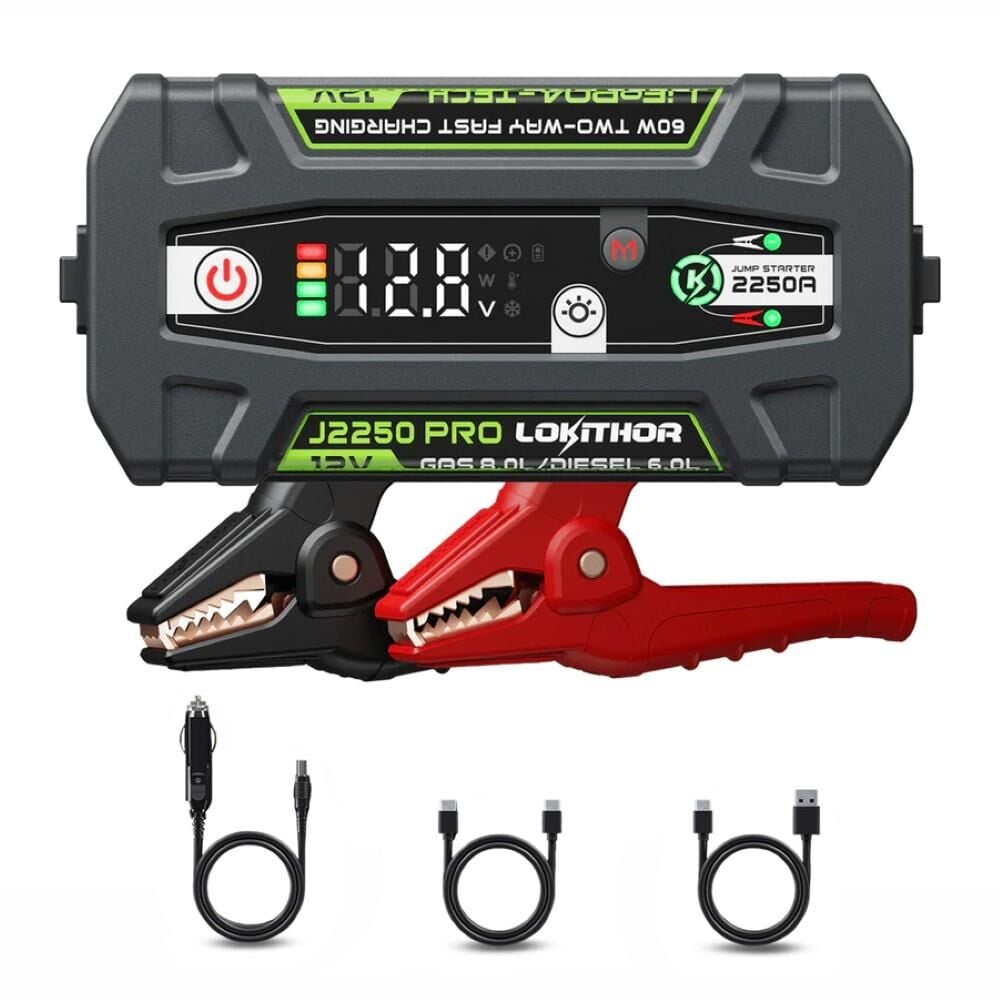Lokithor Lokithor J2250PRO 12V 2250Amp LiFePO4 Akıllı Akü Takviye + Powerbank + Led Lamba En Ucuz Fiyatları ve Özellikleri
