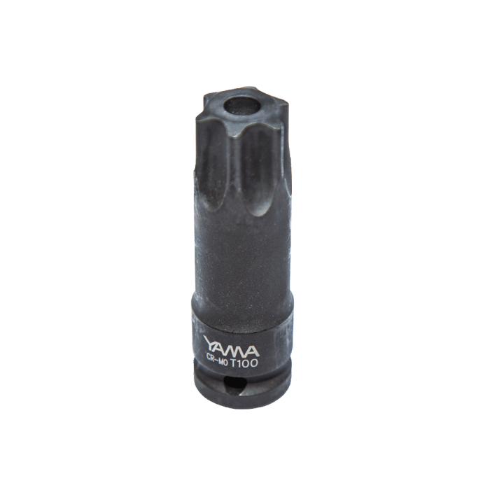 Yama YAHLTXD100 1/2'' T100 CR-MO Altı Köşe Delikli Torx Lokma