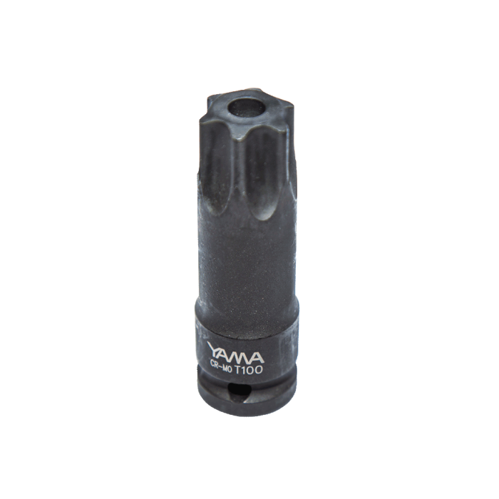 Yama YAHLTXD100 1/2'' T100 CR-MO Altı Köşe Delikli Torx Lokma