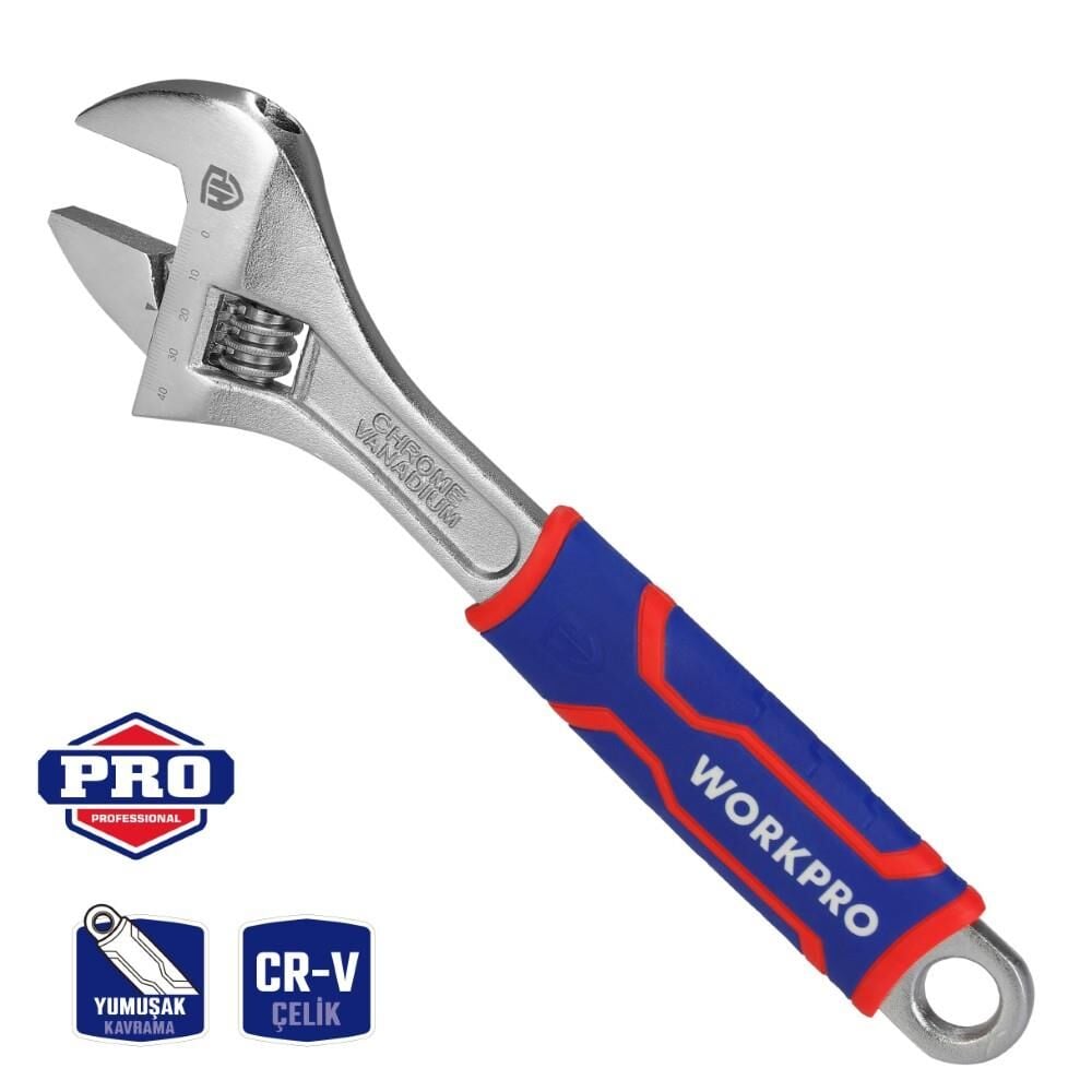 Workpro WORKPRO WP272013 300mm Cr-V Profesyonel Kurbağacık Anahtar En Ucuz Fiyatları ve Özellikleri