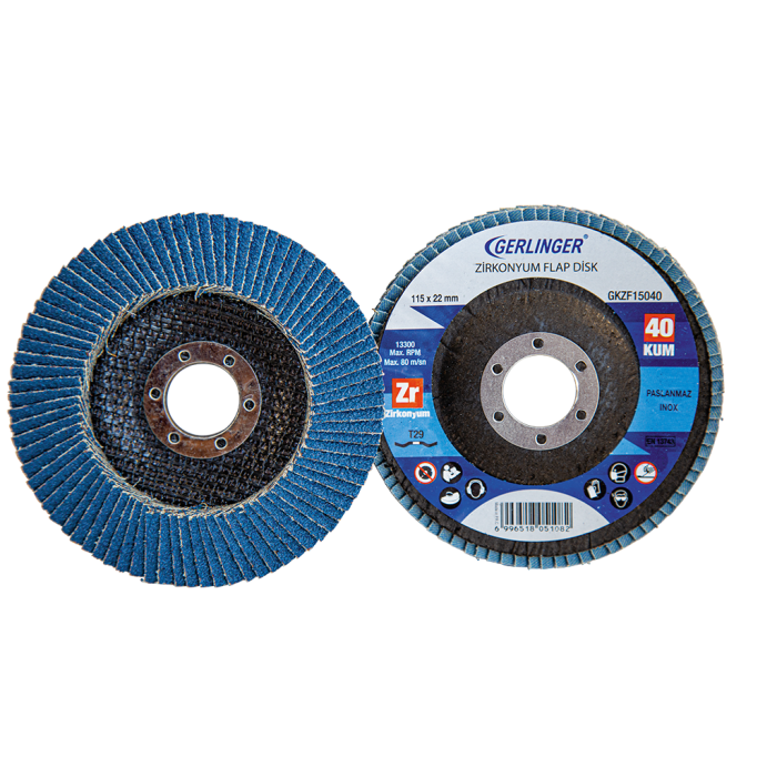 Gerlinger Zirkonyum Flap Disk (Ölçü Seçeneklerine Bakınız)