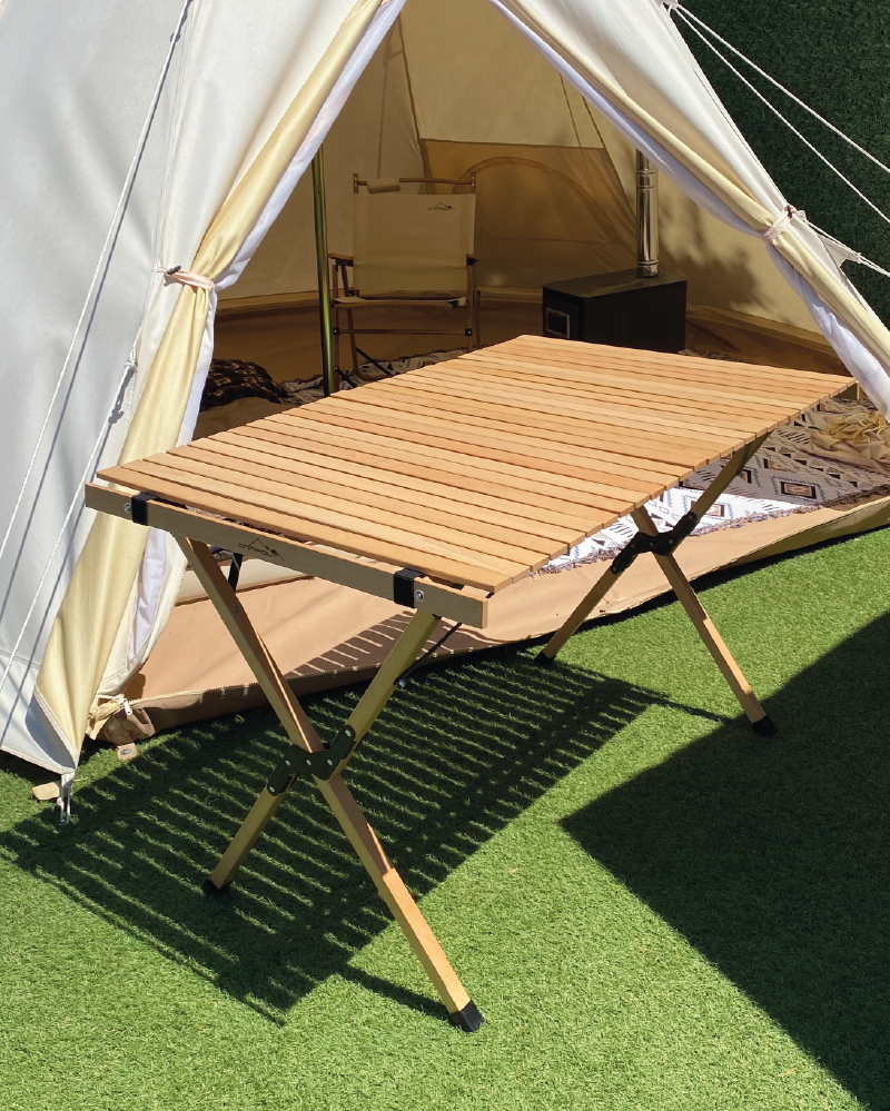 CAMPOUT KATLANIR AHŞAP MASA