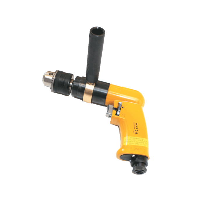 Yama AT-4044A 13 mm. 800 RPM Kabzalı Ağır Tip Havalı Matkap