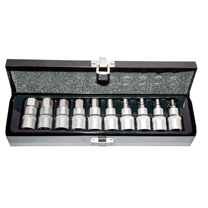 NT Tools NCSET12AL 11 Parça 1/2'' CR-V Allen Lokma Seti