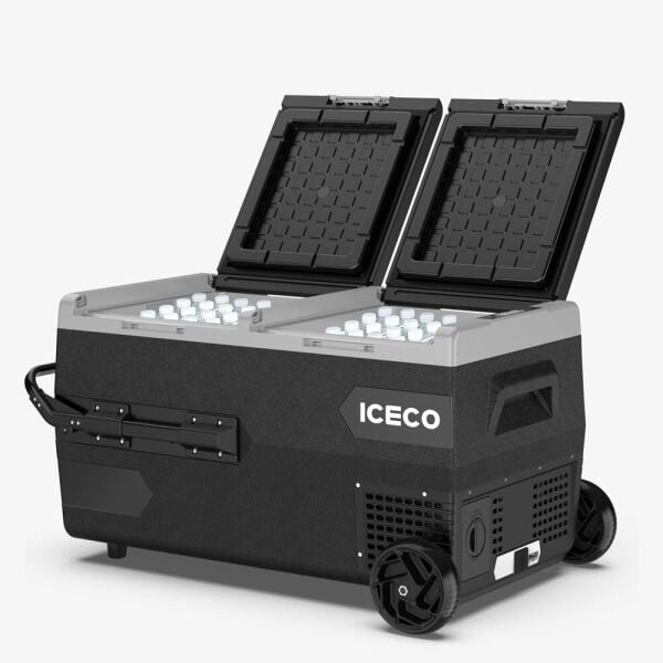 ICECO K95D 95Lt Çift Bölmeli Oto Buzdolabı