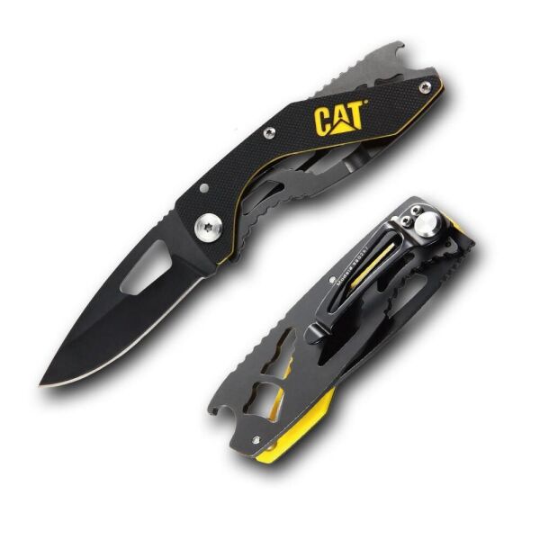 CAT DA980267 Şişe Açacaklı Katlanabilir Kamp Çakısı