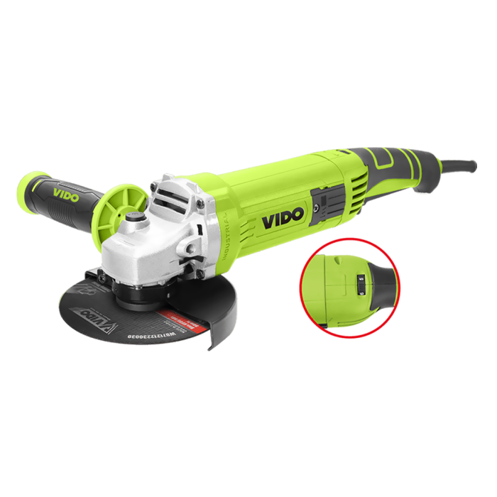 Vido 1200W HIz Ayarlı 125mm Taşlama