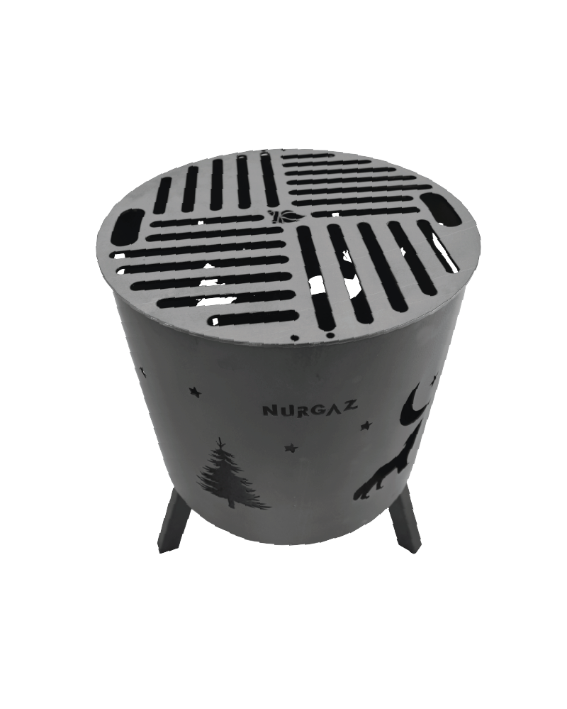 NURGAZ ORMAN ŞÖMİNESİ IZGARALI