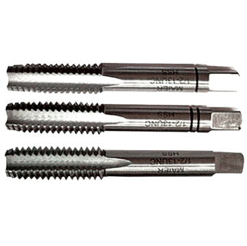Maier DIN 351 3 Parçalı - UNC - HSS El Kılavuzları (Ölçü Seçeneklerine Bakınız) UNC 3/4'' x 10
