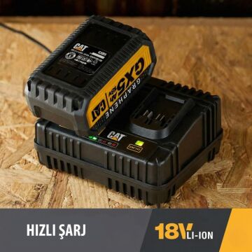 CAT DXC152 18Volt Li-ion ONE FOR ALL Profesyonel İkili Hızlı Akü Şarj Cihazı