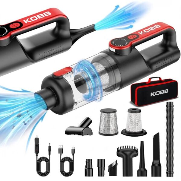 KOBB KBV20 12Volt Şarjlı Kömürsüz Araç Süpürgesi