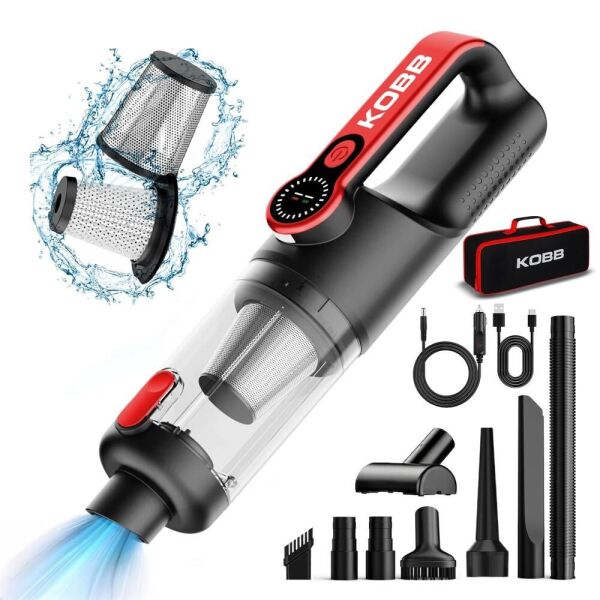 KOBB KBV20 12Volt Şarjlı Kömürsüz Araç Süpürgesi