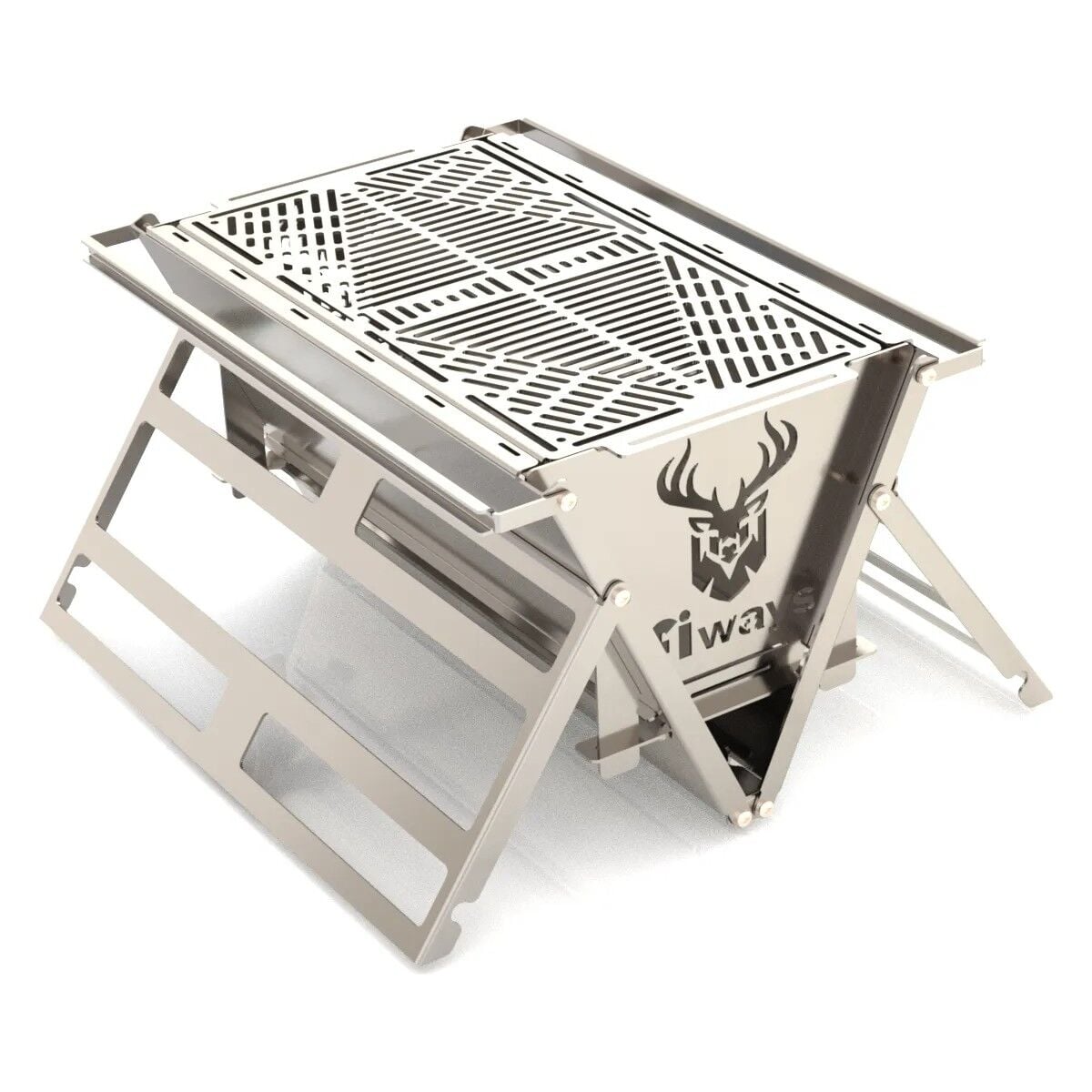 Fiways Katlanır Krom Paslanmaz Mangal