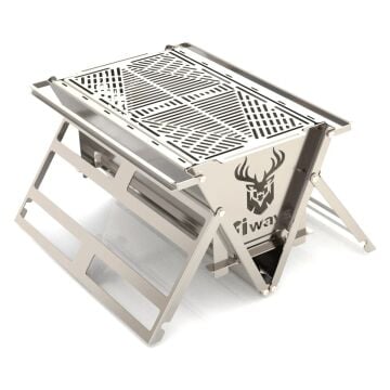 Fiways Katlanır Krom Paslanmaz Mangal