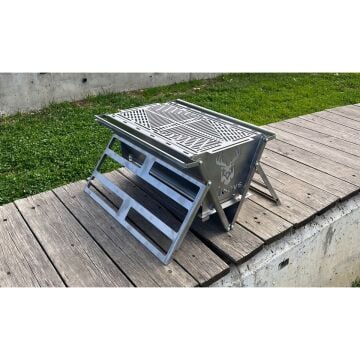 Fiways Katlanır Krom Paslanmaz Mangal