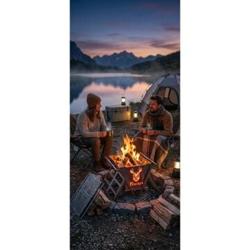 Fiways Katlanır Krom Paslanmaz Mangal