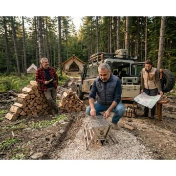 Fiways Katlanır Krom Paslanmaz Mangal