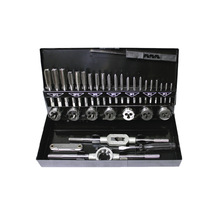 Cone CNTK312 33 Parça M3-12 HSS Kılavuz Pafta Takımı