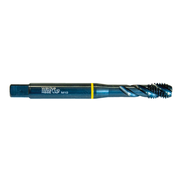Werka DIN371/B-376/B HSSE %5 Co VAP  35° Helis Makine Kılavuzu (Ölçü Seçeneklerine Bakınız)