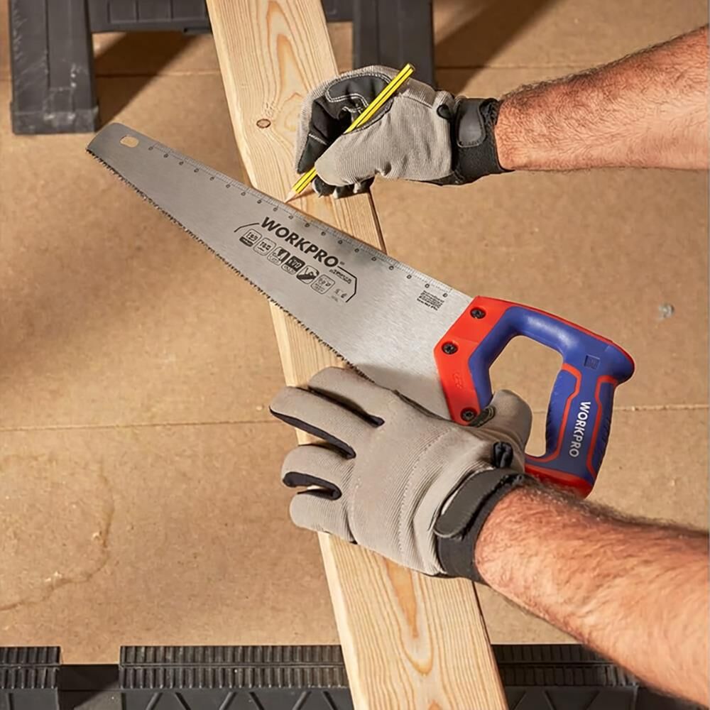 WORKPRO WP215010 450mm SK5 11 TPI Ağır Hizmet Tipi El Testeresi