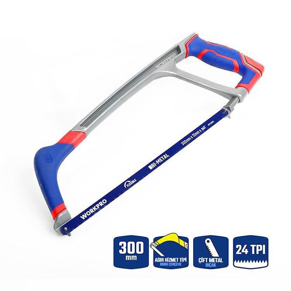 Workpro WORKPRO WP215027 300mm BI-METAL 24 TPI Ağır Hizmet Tipi Demir Testeresi En Ucuz Fiyatları ve Özellikleri
