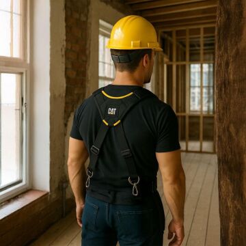 CAT DA980573 4 Kollu Askı Kancalı Ağır Hizmet Bel Alet Çantası için Omuz Askılığı