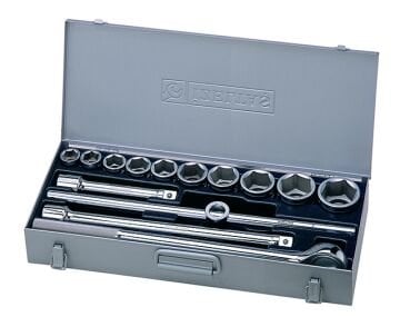 İzeltaş 1119 00 6114 3/4'' Lokma Takımı Altı Köşe (14 parça mm)