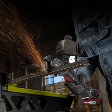 Kress KUH04.1 20Volt 5.0Ah. Li-ion Çift Akülü 125mm Kömürsüz Profesyonel Devir Ayarlı Alttan Tetikli Avuç Taşlama