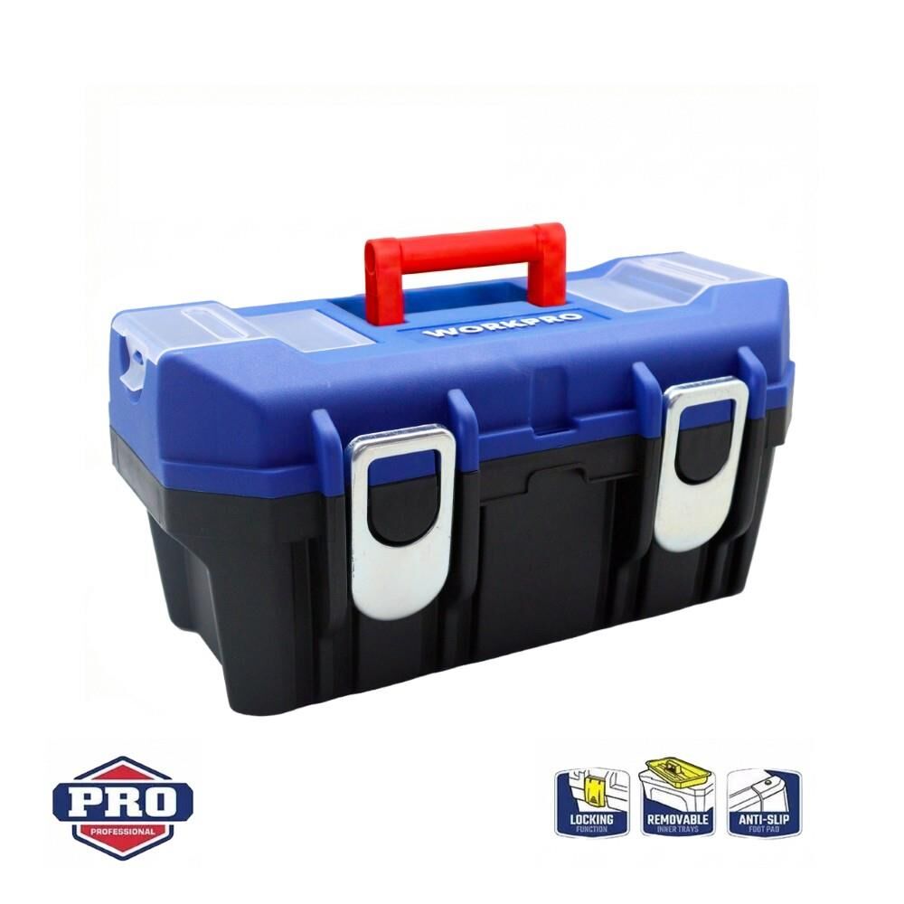 WORKPRO WP283018 22’’ Metal Kilitli Plastik Takım Çantası