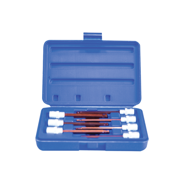 NCSETEU38B 7PrçS2 TopBaşlı 3/8inçEks.UzunCR-V LokmaSeti