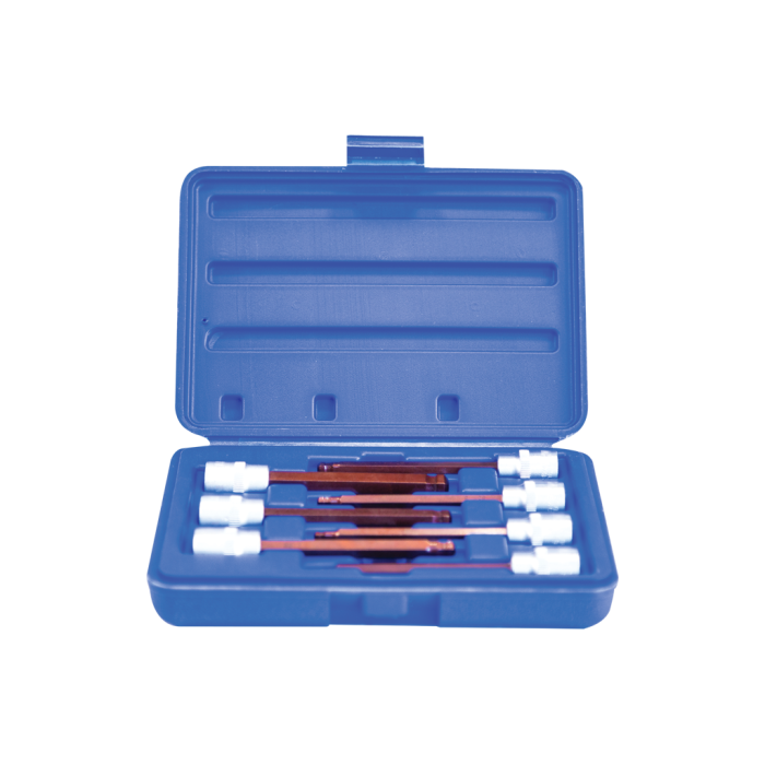 NCSETEU38B 7PrçS2 TopBaşlı 3/8inçEks.UzunCR-V LokmaSeti