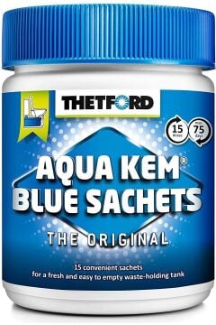 Thetford Aqua Kem 15'li Mavi Poşet Karavan Tuvalet Kimyasalı