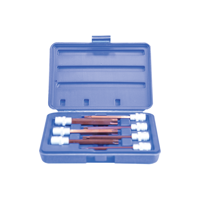 NT Tools NCSETEU38T 7Prç S2 Torx 3/8inçEks.UzunCR-V LokmaSeti