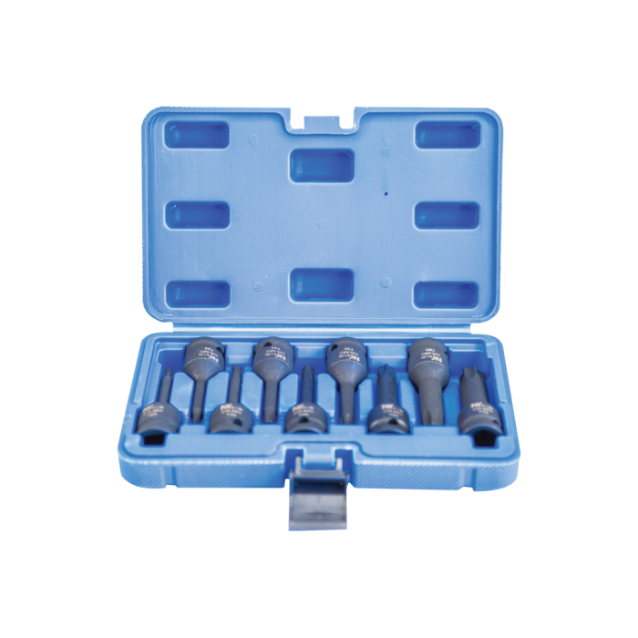 NTTools NCSETU12T 9 Parça 1/2inç Cr-Mo Torx Uzun Lokma Seti