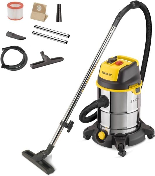 Stanley SXVC30XTDE 1600 W 30 LT Islak/Kuru Elektrikli Süpürge