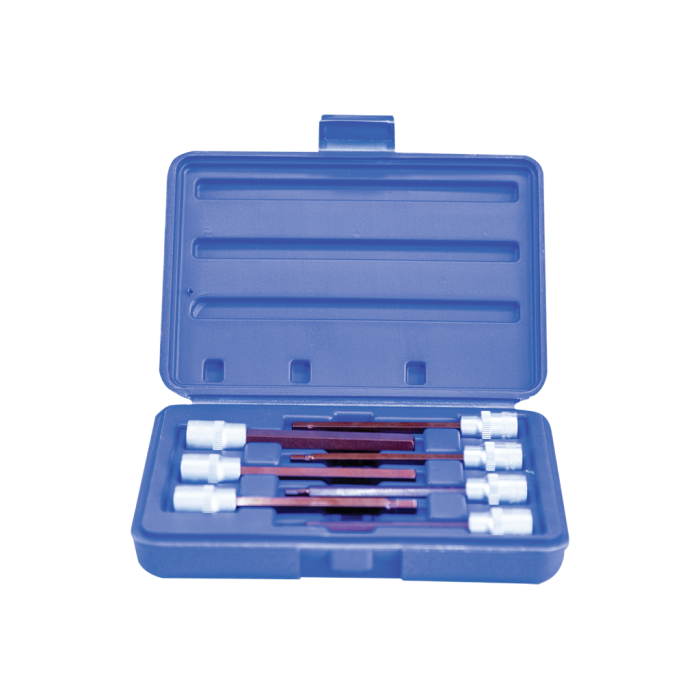 NCSETEU38AL 7Prç S2 Allen 3/8inçEks.UzunCR-V LokmaSeti