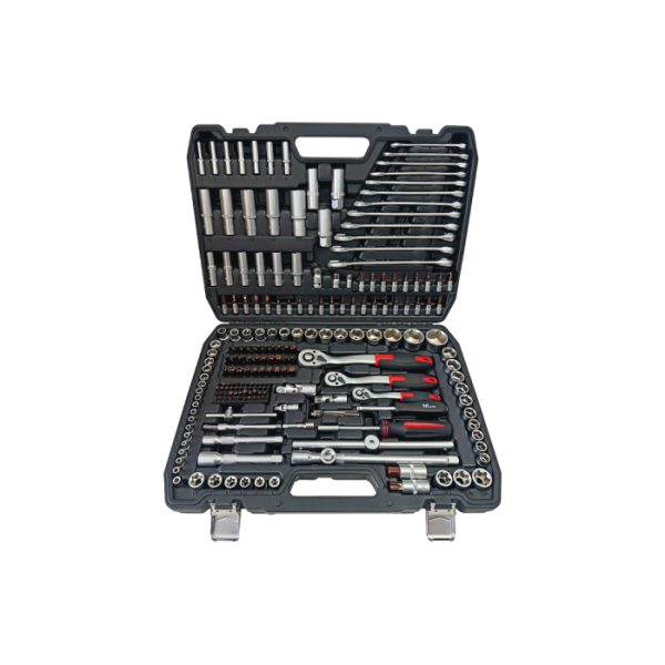 NT Tools NCSET218 218 Parça 1/2inç 3/8inç 1/4inç S2 Cr-V Lokma Seti