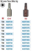 NT Tools Torx Uçlu Bits Uçlar (Ölçü Seçeneklerine Bakınız)