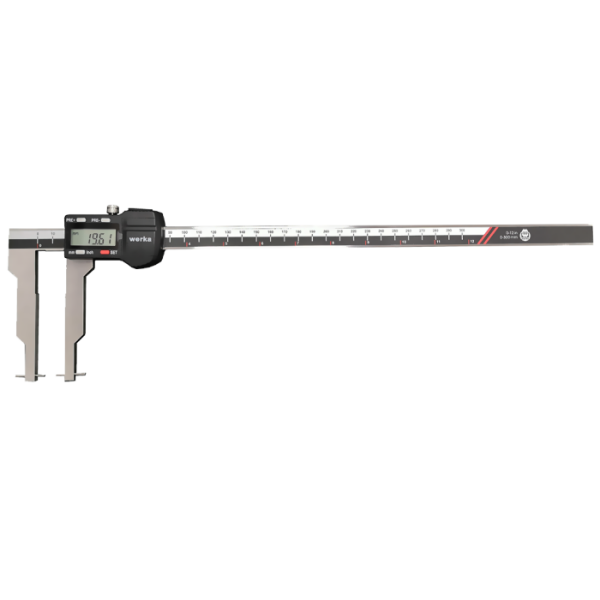 Werka W2235-300 Değişebilir Düz Uçlu Dijital Kumpas 300x0.01mm