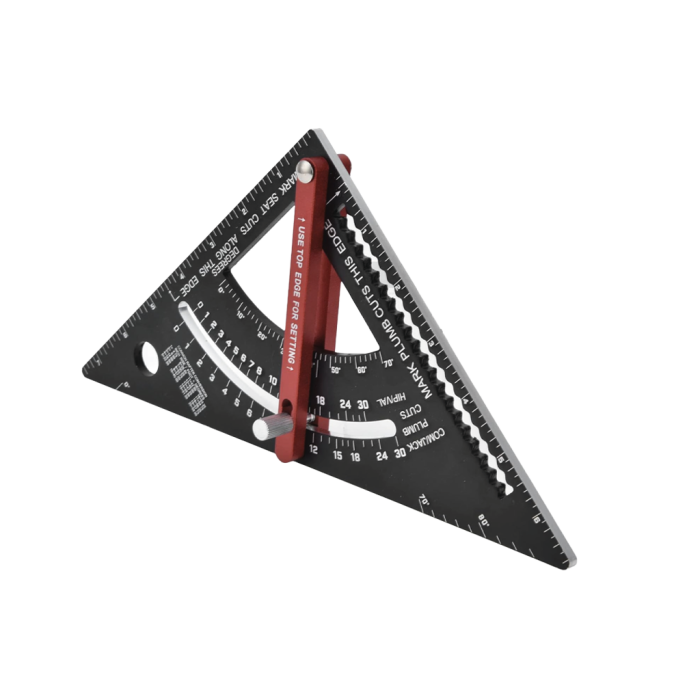 DW DW7GM63 7inç Alüminyum Üçgen Marangoz Gönyesi