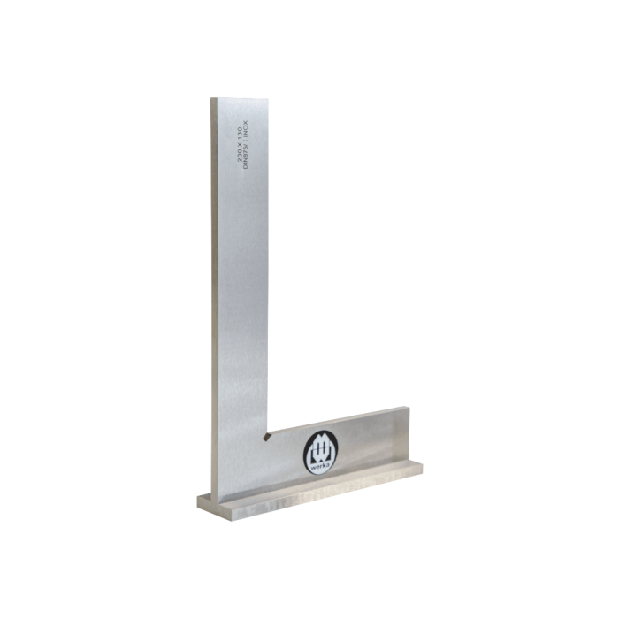 Werka Şapkalı Gönye DIN875/1 (Ölçü Seçeneklerine Bakınız) 150x100mm