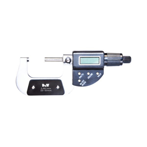 DW Measuring Dijital ABS Dış Çap Mikrometreleri (Ölçü Seçeneklerine Bakınız)
