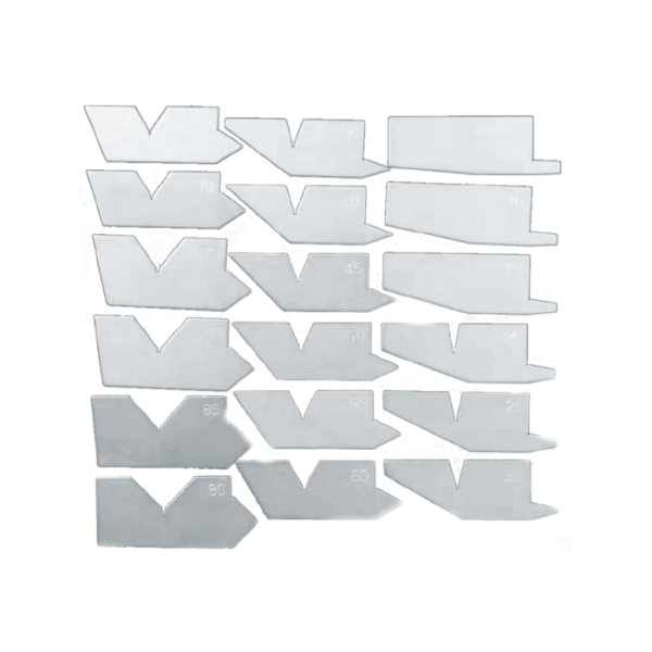 Werka W5123-S18 18 Parça Açı Mastar Seti 5-90°x0.5°x18